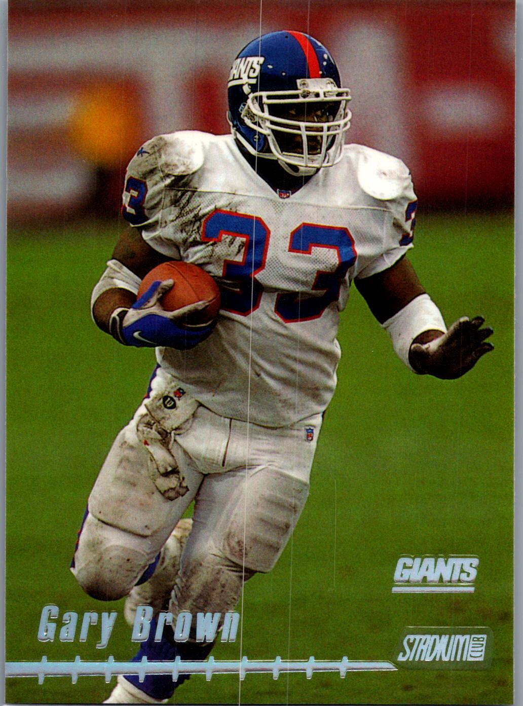 1999 Stadium Club #72 Gary Brown New York Giants 