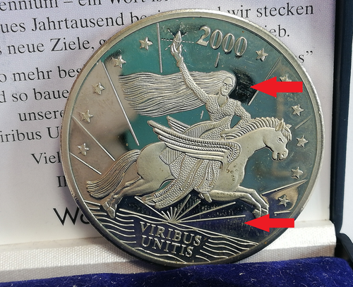 Philip Morris 2000 Millennium Commemorative Coin. Germany - 第 7/15 張圖片