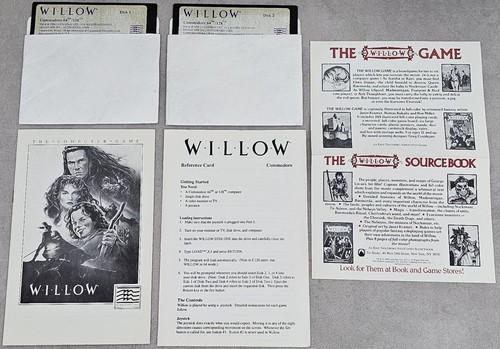 Willow Commodore 64/128 Disk Mindscape Lucasfilm 1988 - Afbeelding 9 van 24