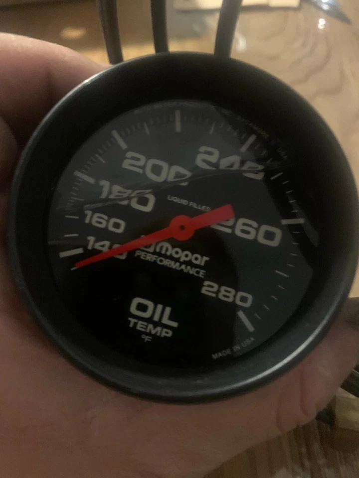 Mopar Dodge Jeep Öltemperaturanzeige Manometer Oil Temp - Image 2 of 4