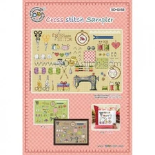 Soda Cross Stitch Chart SO-G153 Cross Stitch Sampler