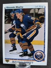 1990-91 Upper Deck Alexander Mogilny #24 Rookie Card Buffalo Sabres ? HOF? ?. rookie card picture