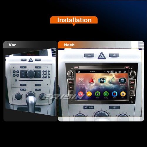 4+64GB Android 14 Autoradio GPS Navi Opel Corsa D/C Astra H Zafira Signum Meriva - Bild 23 von 23