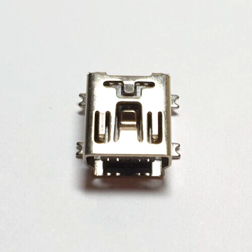 Mini enchufe USB - conector USB - montaje en PCB - plateado / negro - 5 pines - envío y devolución gratuitos del Reino Unido - Imagen 1 de 6