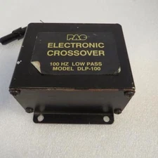 PAC DLP100 Active PreAmplifier Electronic Crossover 100 Hz Left/Right in/Out NOS
