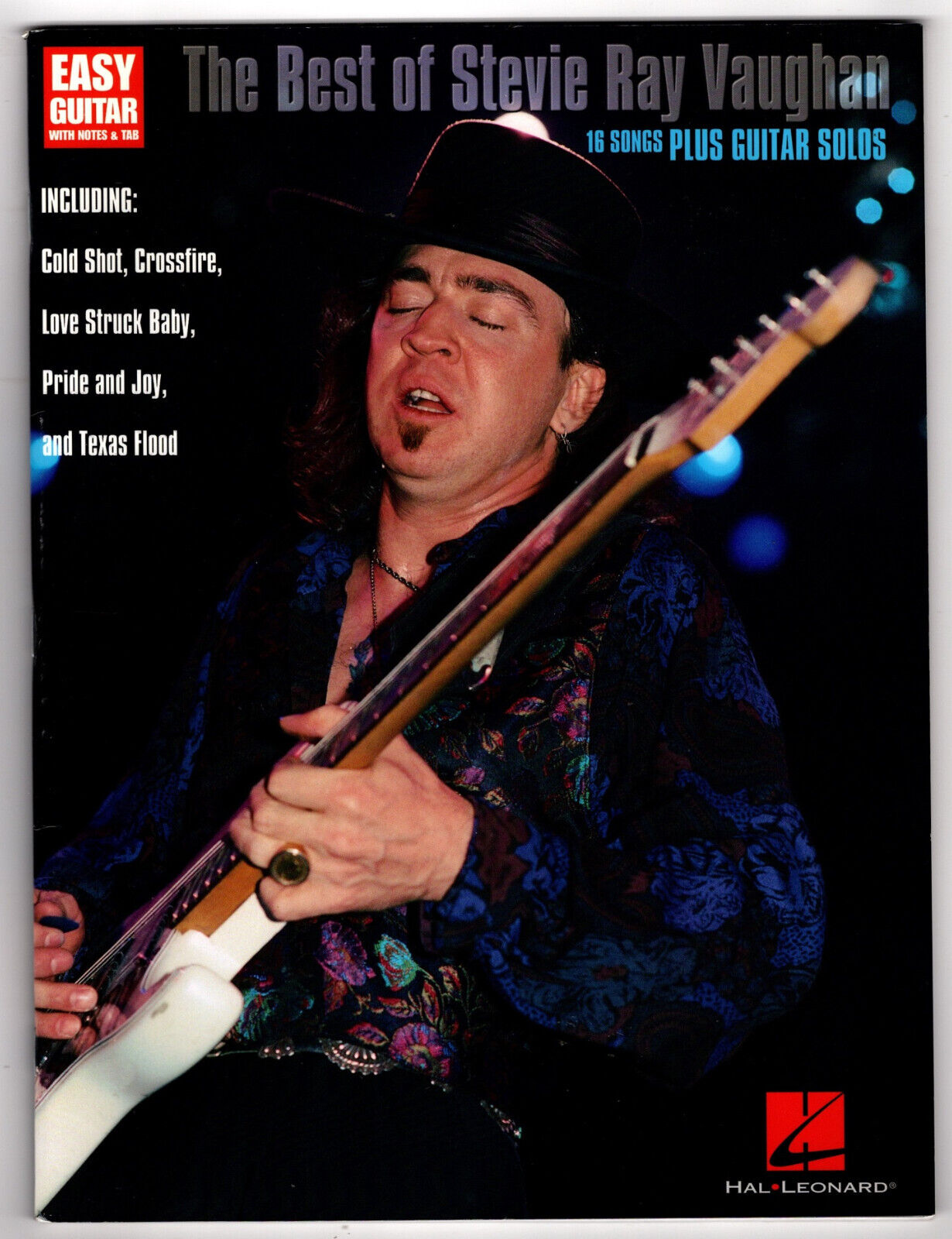 BEST of STEVIE RAY VAUGHAN Easy Guitar Notes & Tab songbook