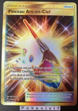 Carte Pokemon PINCEAU ARC-EN-CIEL 182/168 Secrète Soleil et Lune 7 SL7 FR NEUF