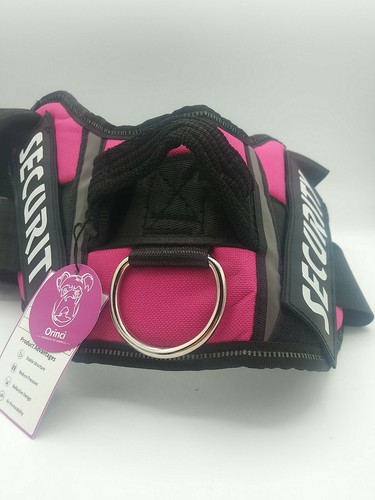 SECURITY UPGRADE DOG Mesh Padded Soft Puppy Pet Dog Harness SIZE Large PINK - Picture 5 of 5