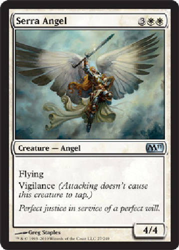 4x Serra Ascendant Chinese Playset MTG Core 2011 M11 Magic The