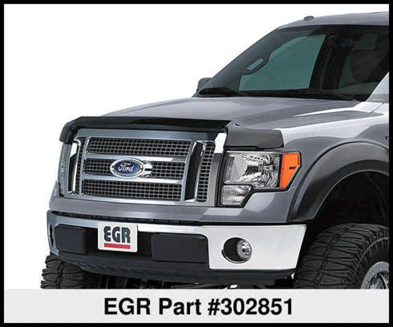 Protector de capó EGR Superguard acabado humo oscuro para Ram 2500 3500 2011-2018 Foto 3 de 4