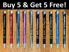 Personalised Pen with your message Laser Engraved Promotional High Quality Gift