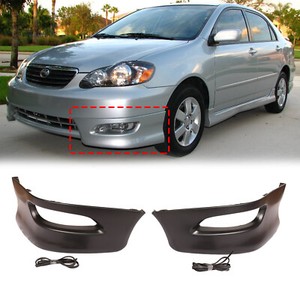 For Toyota Corolla Front Bumper Sport Splitter Lips Spoiler Body Kit 2005-2008