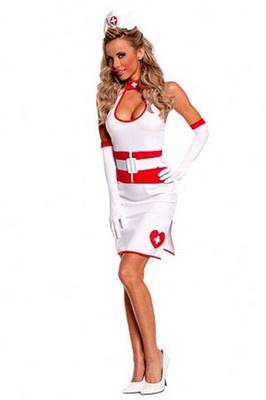 SEXY VACCINATING VIXEN NURSE LINGERIE DRESS COSTUME SIZE LARGE L | eBay