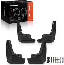 Set of 4PCS Mud Flaps Splash Guards Mudguards Mudflaps with Hardware Kits Access