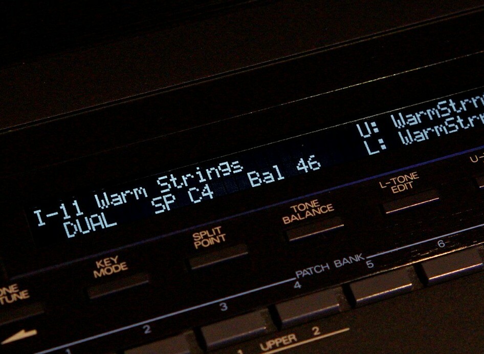 Roland D-50 D-550 (Super Enhanced Black) LUX PMVA LED Displa