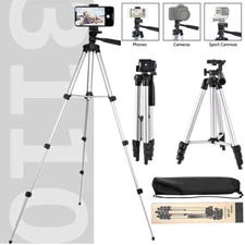 Professional Camera Phone Holder Tripod Stand for Smartphone iPhone Samsung+ Bag