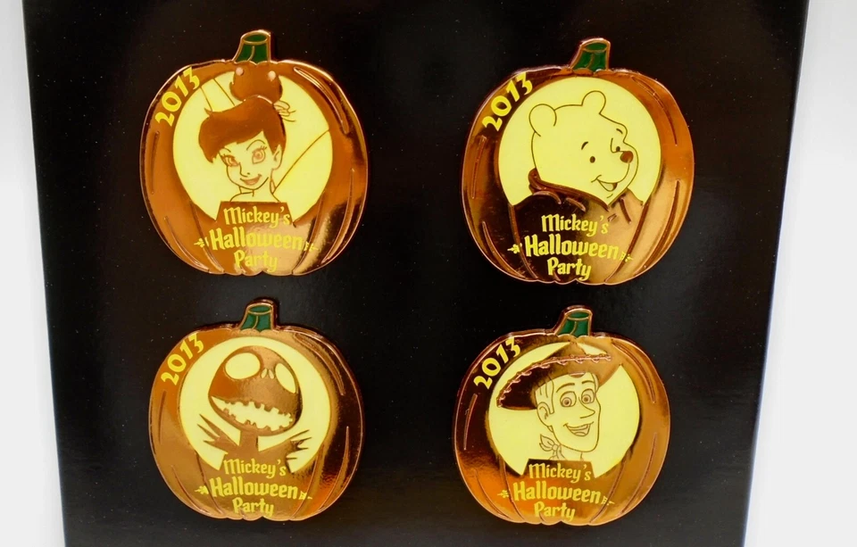 Conjunto de broches Disney Disney DLR Mickey’s Halloween Party 2013 abóbora na caixa - Imagem 2 de 4