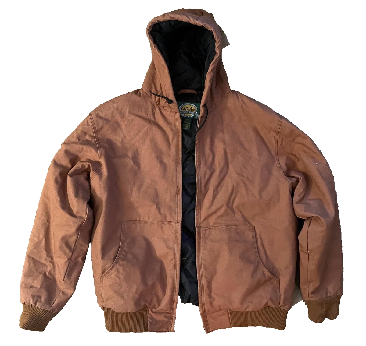 Cabela's Men's Hooded Jacket Outdoor Gear, Size L TALL (Used Cabela's Men's Hooded Jacket Outdoor Gear, Size L TALL (Used