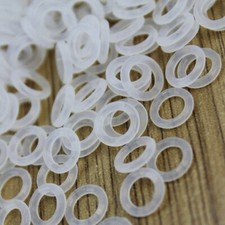 120Pcs Silicone Rubber O-Ring Dampeners White For Cherryy MX Keyboard P121C YL