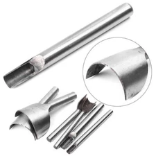 5-50MM Leather Craft Half-Round Cutter Punch Strap Tools Belt Wallet End DIY