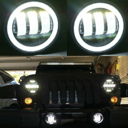 Pair Clear LED Fog Light For Lexus ES300h ES350 2013-2015 Bumper Driving Lamps - Picture 3 of 9