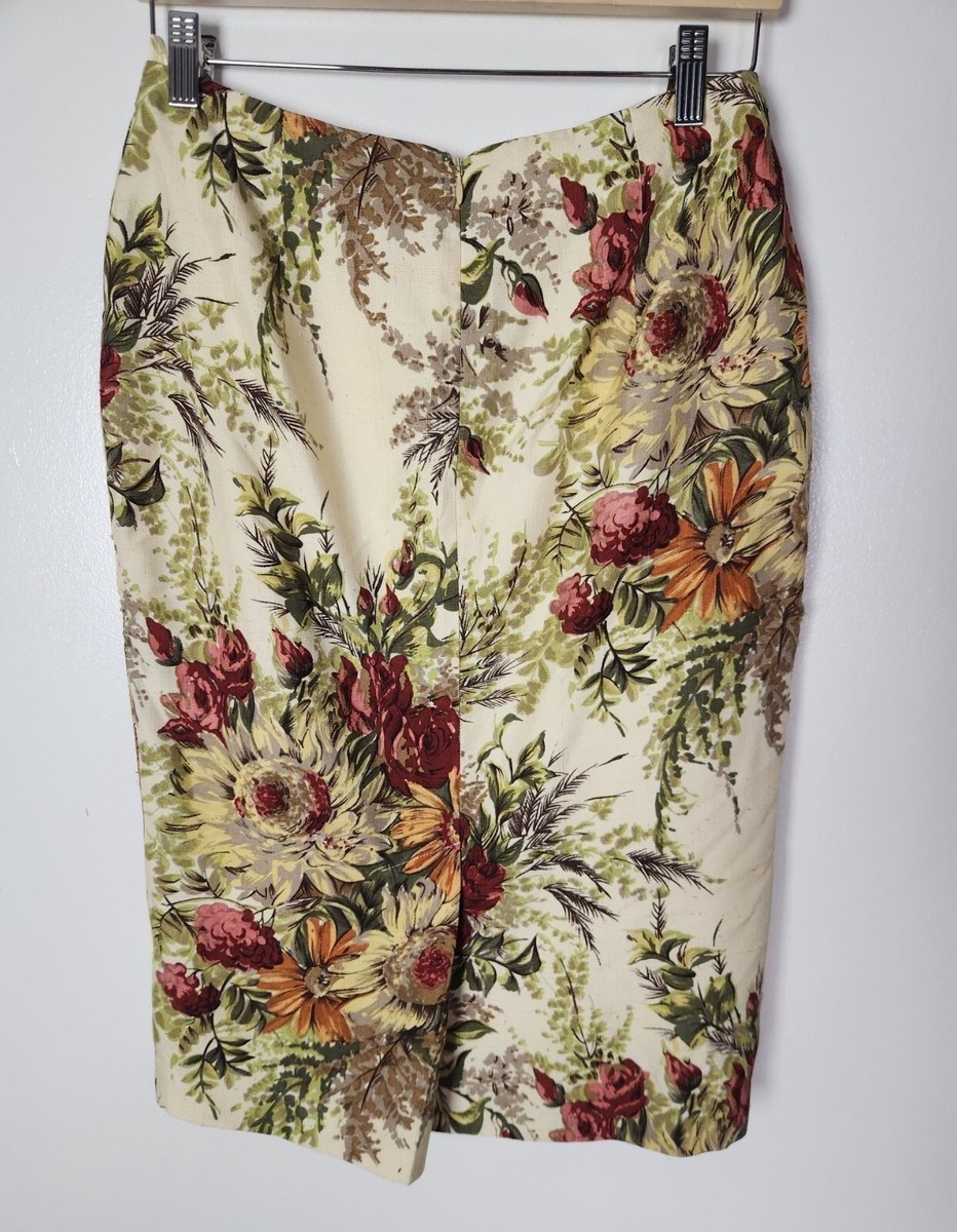 DOLCE & GABBANA スカート DOLCE & GABBANA F4CEHTHH5A6 MAJOLICA Print Midi Skirt Cotton