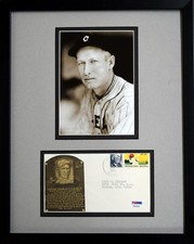 SAM RICE RARE SIGNED AUTO AUTOGRAPH LETTER ENVELOPE 1972 HOF PLAQUE PSA/DNA
