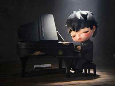 鍵盤楽器 Hirono The Pianist Figure Hirono The Pianist Figurine - 钢琴师吊卡 – Art Toy Familia
