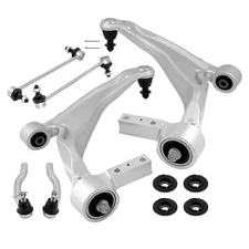 8pcs Front Lower Control Arm Tie Rod End Sway Bar Links For Acura MDX 2007-2013