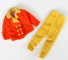 Vintage Maddie Mod Real Teen Clone Doll Orange Jacket Pants MOD Outfit