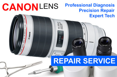Expert Canon Lens Repair Service EF 70-200mm F/2.8L IS II & III 6-Month Warranty