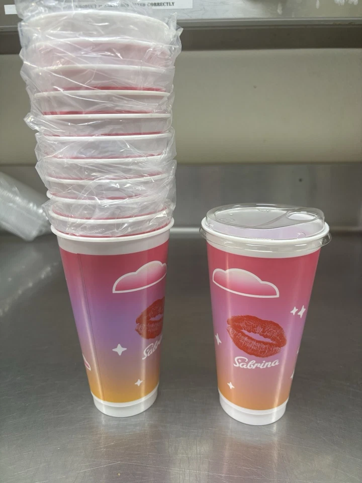 Exclusive Sabrina Carpenter x Dunkin Cup, WITH LID, Brand New - Image 3 of 3