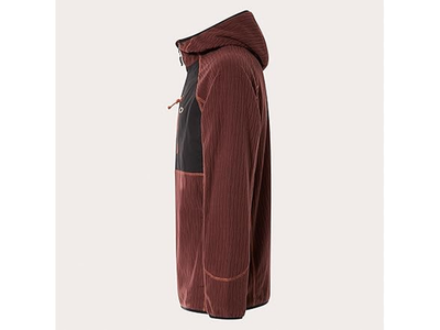 Oakley Mens Vista Full Zip Recycled Jacket Grenache Burgundy Size