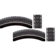 Pack of 2 Cst Premium Pro-Brooklyn 26x2.15 Wire TPI 65 Bk/Blk