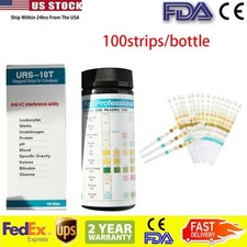 100 Strips URS-10T Urinalysis Reagent Strips 10 Parameters Urine Test Strip Tool