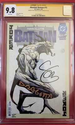 Absolute Batman #15 CGC SS 9.8 1st Print SIGNED Snyder & Dragotta 1st JOKER NEW