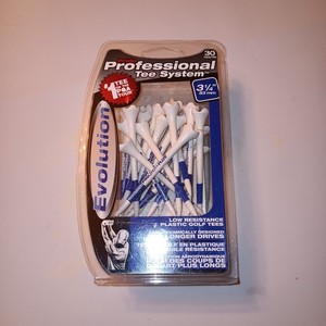 23 Pride PTS Plastic Golf Tees - Count 3 1/4 Inch - #1 Tee on Tour - Striped