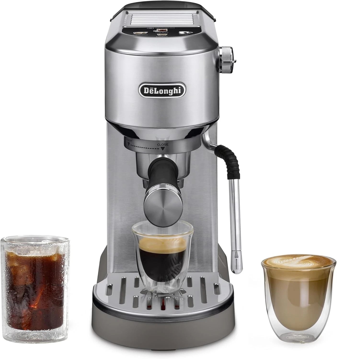 DeLonghi Ec890m Dedica Duo Compact Espresso Machine -Cold Brew Coffee Maker