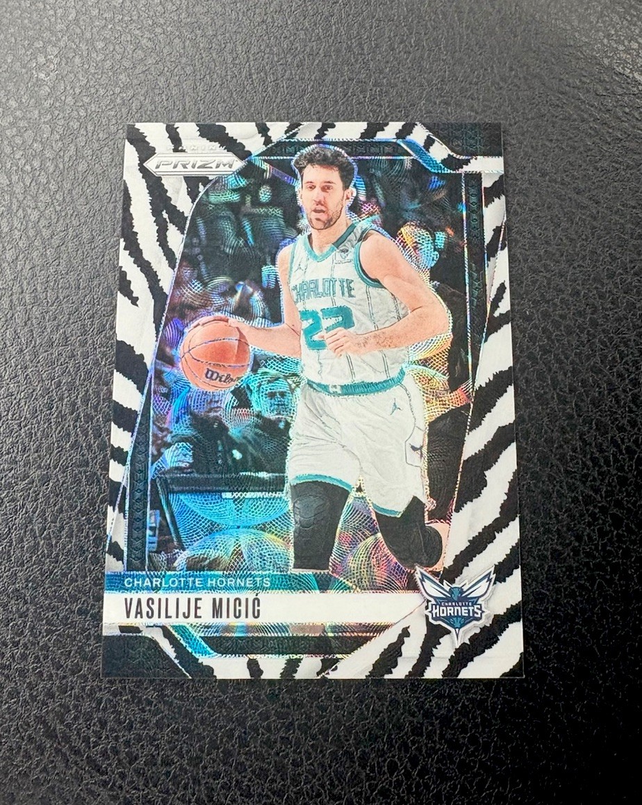 Vasilije Micic #25 2023-24 Panini Obsidian Basketball Rookie Eruption Autographs