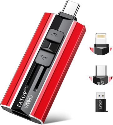 512GB Dual Interface Flash Drive, No App Required, Portable USB Storage Memory S