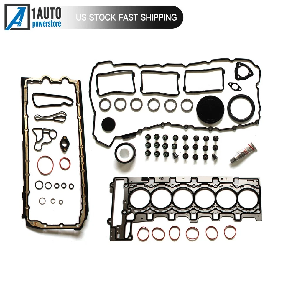 Juego completo de juntas para BMW 335i GT 2010-2016 xDrive 435i 535i GT 640i M235i 3,0 L Foto 3 de 4