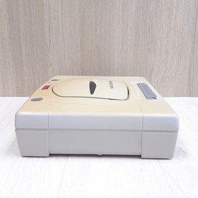 SEGA SATURN console Japanese white with 6 games, 1 controller, memory & cables