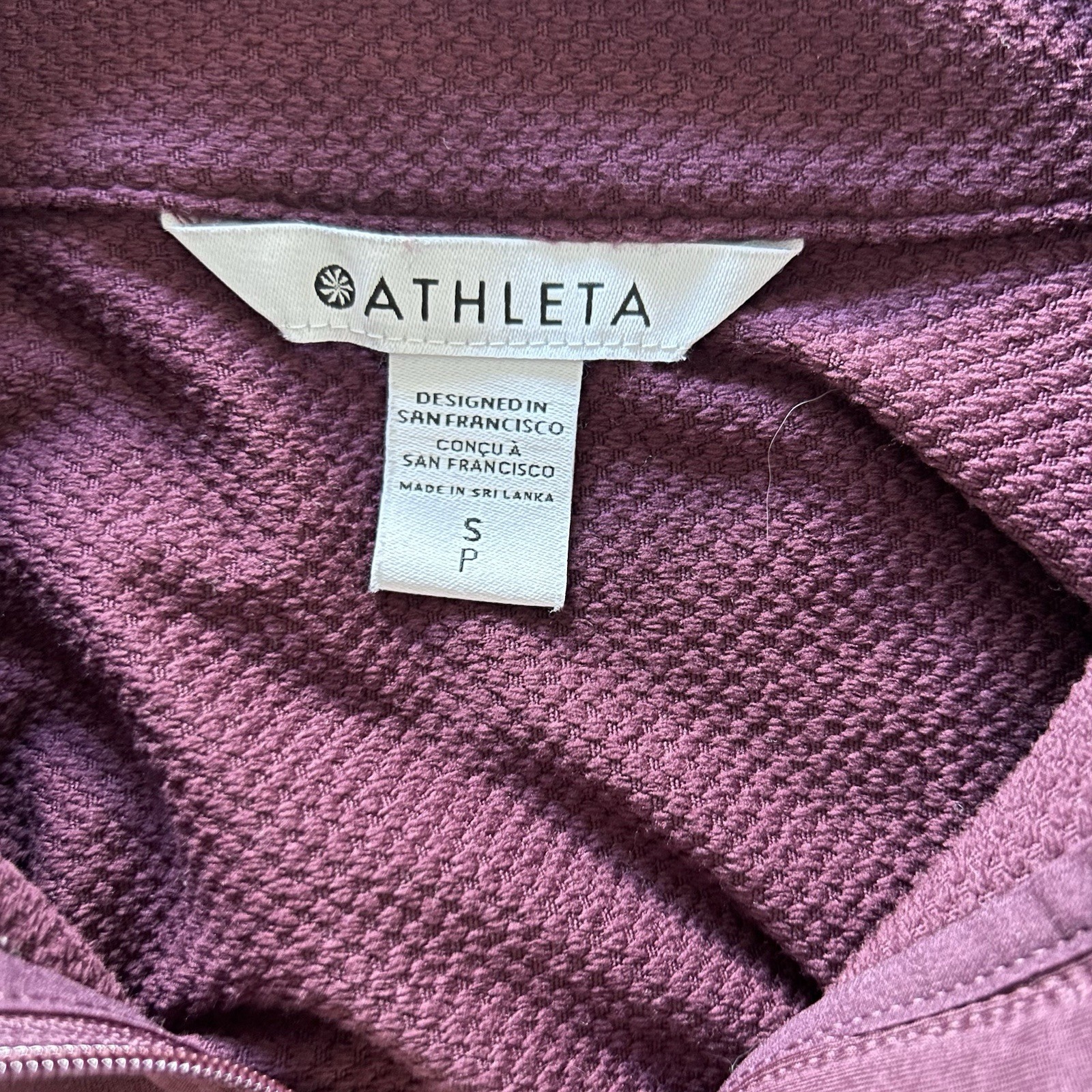 athleta quarter zip small - image 2