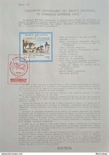 KV)1987 MEXICO, FIRST DAY COVER COMMEMORATING THE FIFTIETH ANNIVERSARY OF THE NA