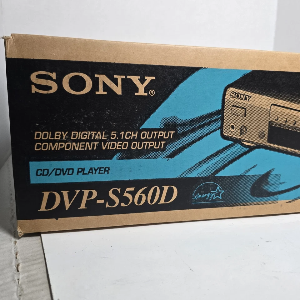 Sony DVP-S560D CD/DVD Player BRAND NEW FACTORY SEALED BOX NOS Y2K - Image 3 of 4