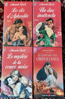 Amanda QUICK Vanza : série complète de 4 tomes J'ai Lu Aventure et Passion