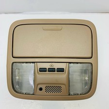 1999-2003 Honda or Acura Overhead Console Dome Map Lights Homelink TAN OEM
