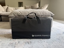 Guava Lotus Travel Crib Portable Baby Playard Play Yard w/ Carry Bag Used