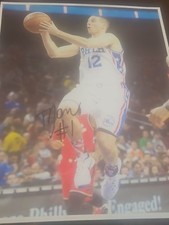 tj mcconnell signed 8x10 autographed picture photo 76ers indiana pacers auto sig