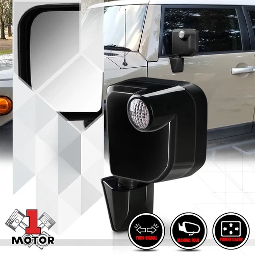 [Left] Driver Side Power Foldable Replacement Mirror for 07-09 Toyota FJ Cruiser